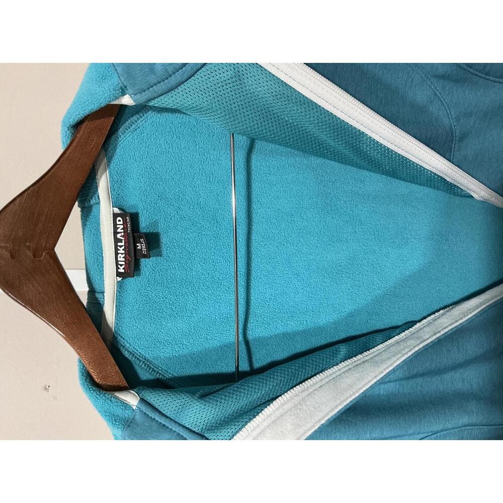 Kirkland Women's Hooded Jacket in Teal Blue, Medium - Picture 3 of 6